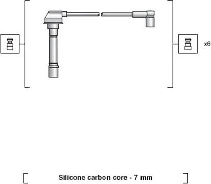 Magneti Marelli 941318111132 - Комплект проводов зажигания autosila-amz.com
