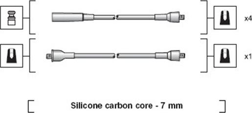 Magneti Marelli 941318111253 - Комплект проводов зажигания autosila-amz.com