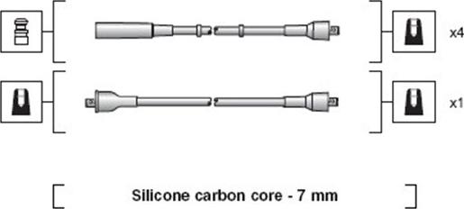 Magneti Marelli 941318111238 - Комплект проводов зажигания autosila-amz.com