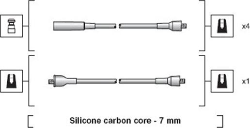 Magneti Marelli 941318111232 - Комплект проводов зажигания autosila-amz.com