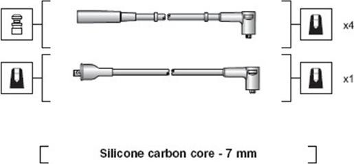 Magneti Marelli 941318111237 - Комплект проводов зажигания autosila-amz.com