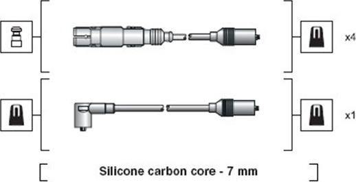 Magneti Marelli 941318111270 - Комплект проводов зажигания autosila-amz.com