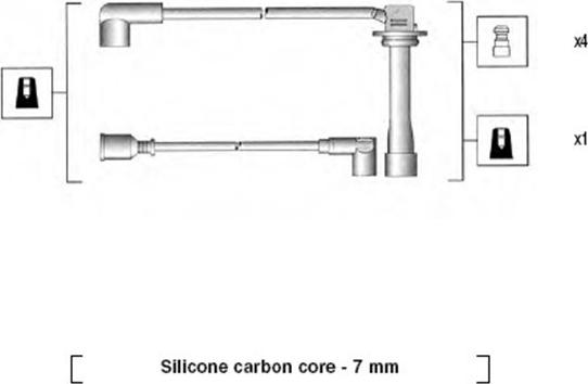Magneti Marelli 941325010895 - Комплект проводов зажигания autosila-amz.com