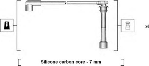 Magneti Marelli 941295060878 - Комплект проводов зажигания autosila-amz.com