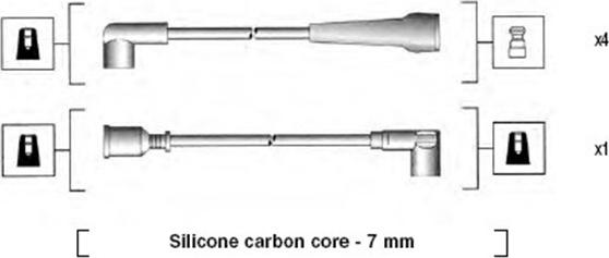 Magneti Marelli 941295070856 - Комплект проводов зажигания autosila-amz.com