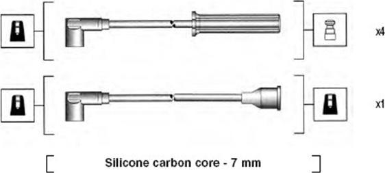 Magneti Marelli 941255200830 - Комплект проводов зажигания autosila-amz.com