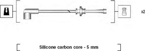 Magneti Marelli 941285020865 - Комплект проводов зажигания autosila-amz.com