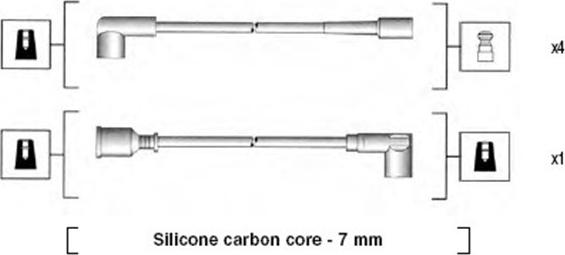 Magneti Marelli 941275020838 - Комплект проводов зажигания autosila-amz.com
