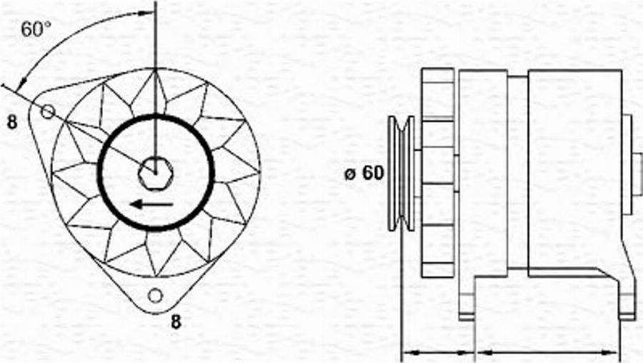 Magneti Marelli 943356746010 - Генератор autosila-amz.com