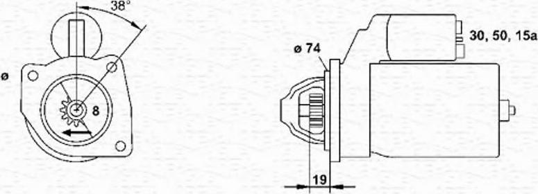 Magneti Marelli 943241012010 - Стартер autosila-amz.com