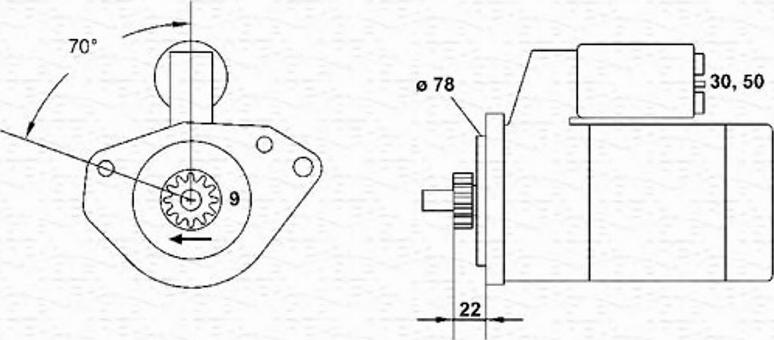 Magneti Marelli 943254002010 - Стартер autosila-amz.com