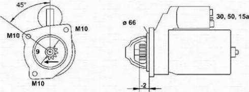 Magneti Marelli 943251109010 - Стартер autosila-amz.com