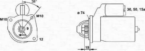 Magneti Marelli 943251885010 - Стартер autosila-amz.com