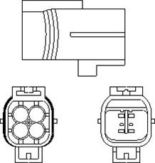 Magneti Marelli 466016355163 - Лямбда-зонд, датчик кислорода autosila-amz.com