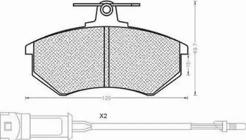 Magneti Marelli 430216170197 - Тормозные колодки, дисковые, комплект autosila-amz.com