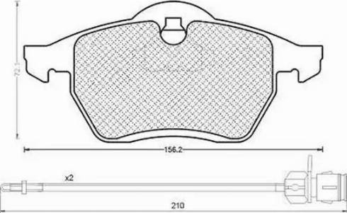 Magneti Marelli 430216170311 - Тормозные колодки, дисковые, комплект autosila-amz.com