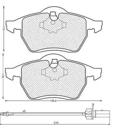 Magneti Marelli 430216170313 - Тормозные колодки, дисковые, комплект autosila-amz.com