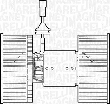 Magneti Marelli 069412534010 - Вентилятор салона autosila-amz.com