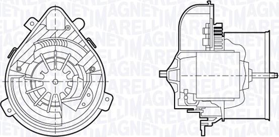 Magneti Marelli 069412692010 - Вентилятор салона autosila-amz.com