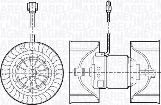 Magneti Marelli 069412671010 - Вентилятор салона autosila-amz.com