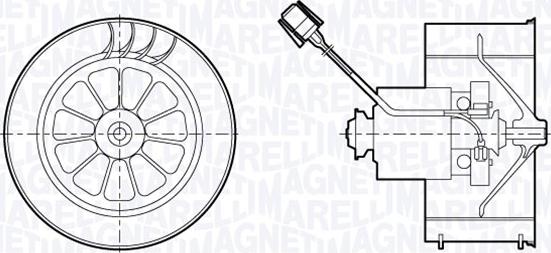 Magneti Marelli 069412678010 - Вентилятор салона autosila-amz.com