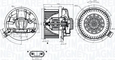 Magneti Marelli 069412302010 - Вентилятор салона autosila-amz.com