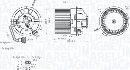 Magneti Marelli 069412298010 - Вентилятор салона autosila-amz.com