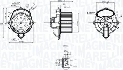 Magneti Marelli 069412266010 - Вентилятор салона autosila-amz.com