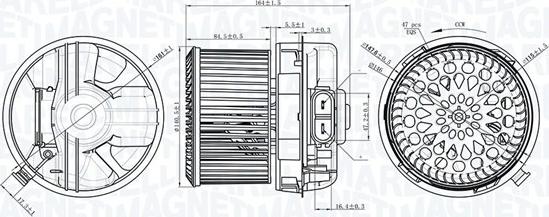 Magneti Marelli 069412272010 - Вентилятор салона autosila-amz.com