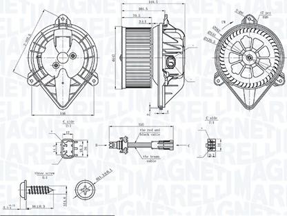 Magneti Marelli 069412753010 - Вентилятор салона autosila-amz.com