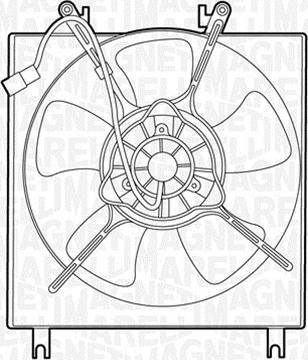 Magneti Marelli 069422417010 - Вентилятор, охлаждение двигателя autosila-amz.com