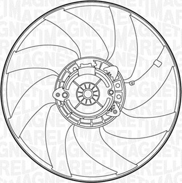 Magneti Marelli 069422422010 - Вентилятор, охлаждение двигателя autosila-amz.com