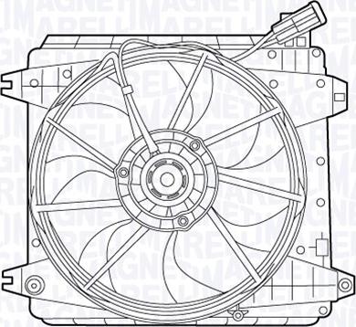 Magneti Marelli 069422545010 - Вентилятор, охлаждение двигателя autosila-amz.com