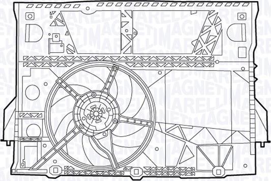 Magneti Marelli 069422547010 - Вентилятор, охлаждение двигателя autosila-amz.com