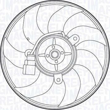 Magneti Marelli 069422556010 - Вентилятор, охлаждение двигателя autosila-amz.com