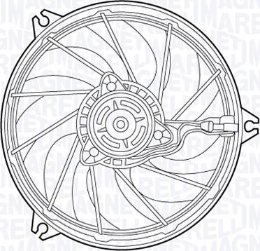 Magneti Marelli 069422552010 - Вентилятор, охлаждение двигателя autosila-amz.com