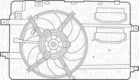 Magneti Marelli 069422539010 - Вентилятор, охлаждение двигателя autosila-amz.com