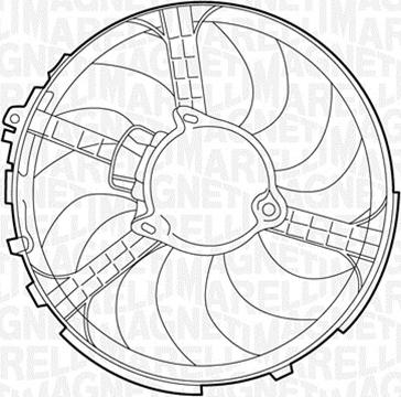 Magneti Marelli 069422033010 - Вентилятор, охлаждение двигателя autosila-amz.com