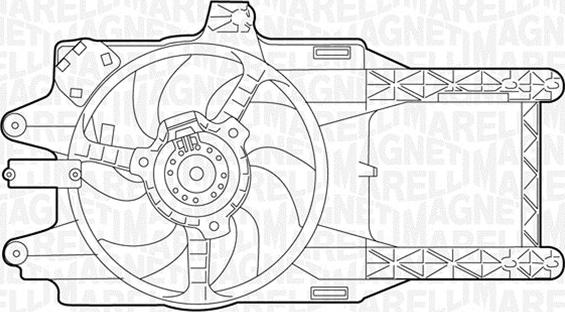 Magneti Marelli 069422028010 - Вентилятор, охлаждение двигателя autosila-amz.com