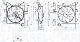 Magneti Marelli 069422852010 - Вентилятор, охлаждение двигателя autosila-amz.com