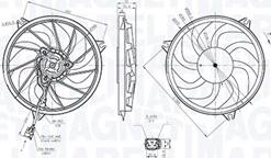 Magneti Marelli 069422865010 - Вентилятор, охлаждение двигателя autosila-amz.com