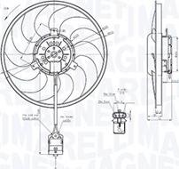 Magneti Marelli 069422860010 - Вентилятор, охлаждение двигателя autosila-amz.com