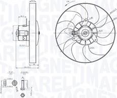 Magneti Marelli 069422868010 - Вентилятор, охлаждение двигателя autosila-amz.com