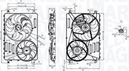 Magneti Marelli 069422884010 - Вентилятор, охлаждение двигателя autosila-amz.com