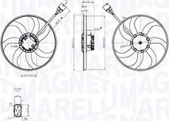 Magneti Marelli 069422875010 - Вентилятор, охлаждение двигателя autosila-amz.com