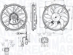 Magneti Marelli 069422870010 - Вентилятор, охлаждение двигателя autosila-amz.com