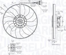 Magneti Marelli 069422878010 - Вентилятор, охлаждение двигателя autosila-amz.com