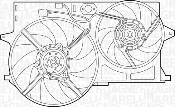 Magneti Marelli 069422390010 - Вентилятор, охлаждение двигателя autosila-amz.com