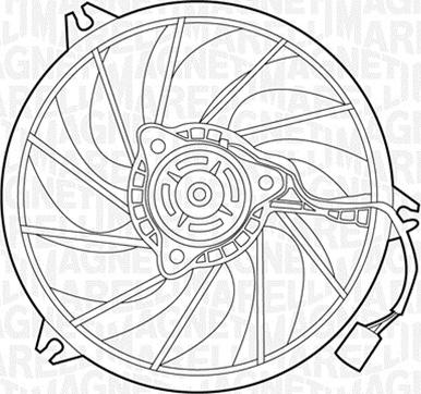 Magneti Marelli 069422391010 - Вентилятор, охлаждение двигателя autosila-amz.com