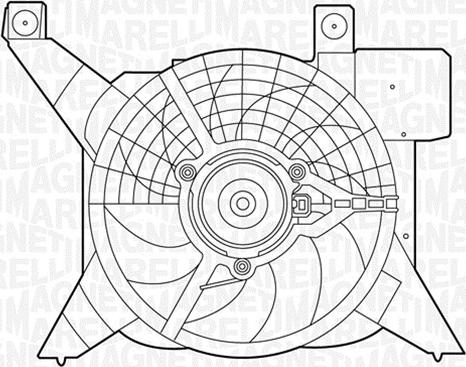 Magneti Marelli 069422381010 - Вентилятор, охлаждение двигателя autosila-amz.com